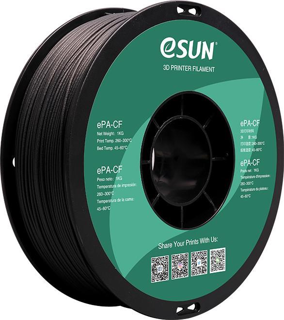 Produktbild eSUN Natural 1 kg Nylon-Carbon-Filament (3D) (Nylon, 1.75 mm, 1000 g, Schwarz)