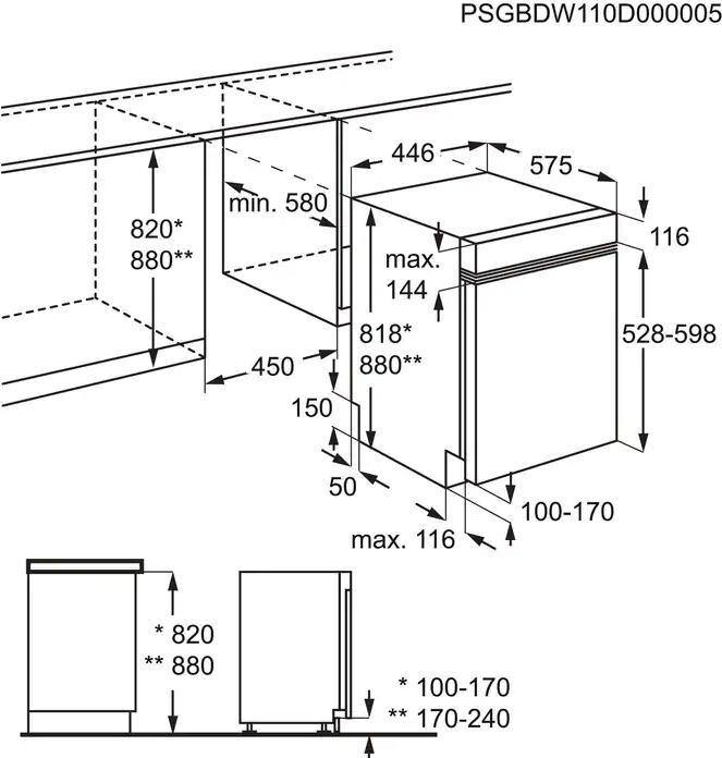 Produktbild Electrolux Zmywarka EES42210IX
