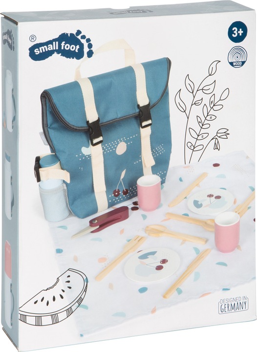 Actual product image small foot Picnic Backpack "tasty"