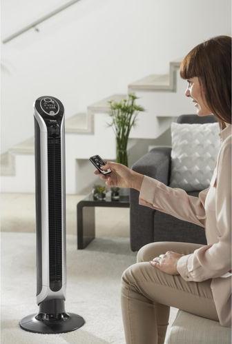 Produktbild Rowenta Eole Infinite Turmventilator (VU6670), Schwarz (57 dB)