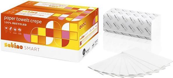Actual product image Wepa C-fold towels Satino 2005.10437 Smart Recycling, 4000 pcs. (4000 x)