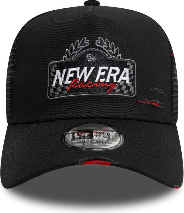 Produktbild New Era Mesh Trucker Cap - Motorsport Racing Schwarz (One Size)