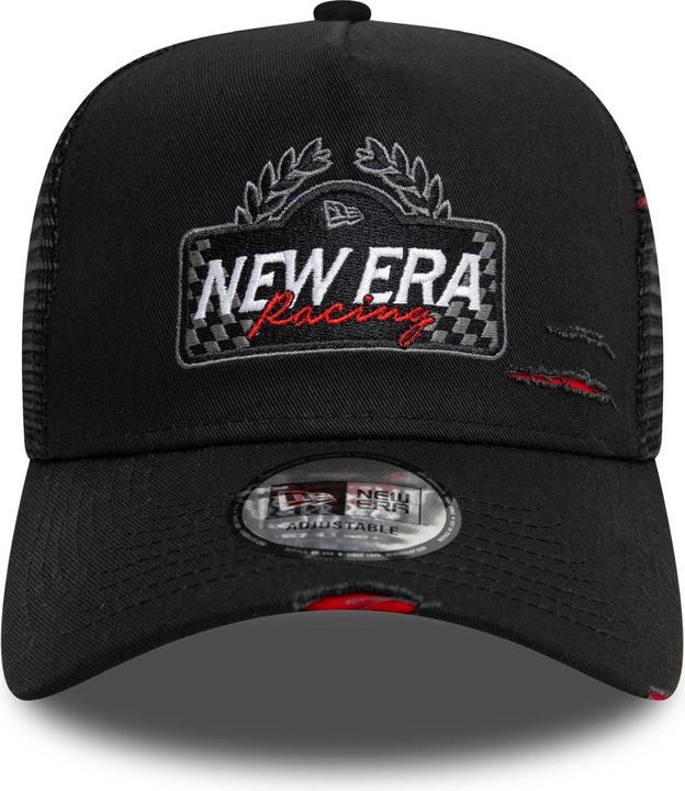 Actual product image New Era Mesh Trucker Cap - Motorsport Racing Schwarz (One size)