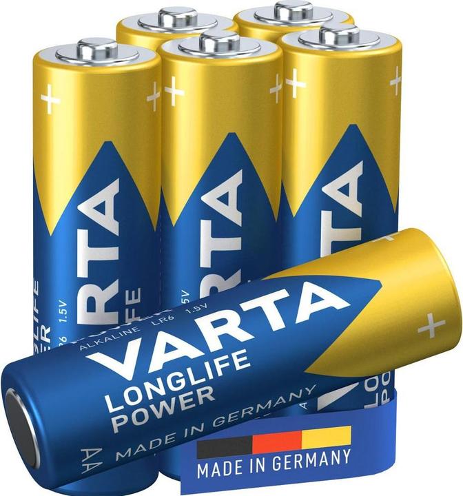 Actual product image Varta Longlife Power AA (6 pcs., AA / LR6 / LR06 / Mignon / R6 / R14505, 2960 mAh)