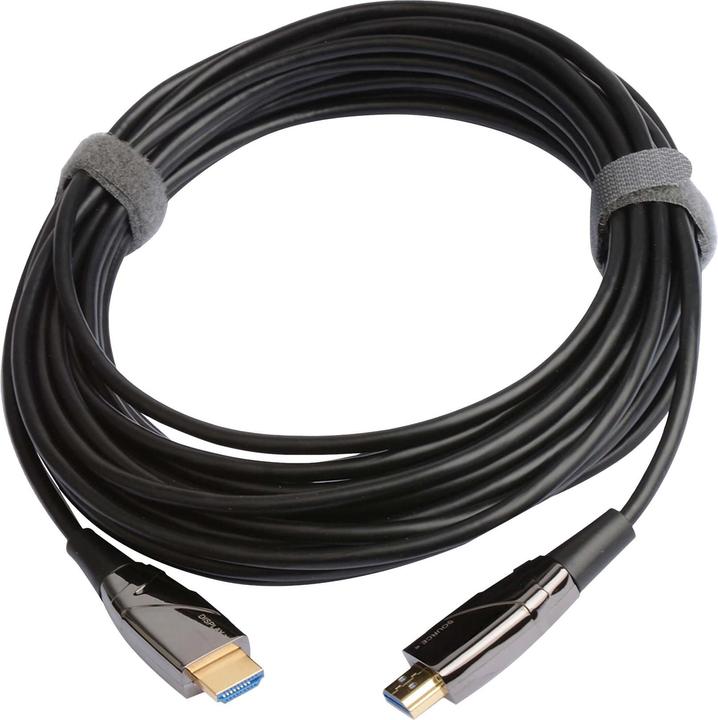 Actual product image Eaton 4K HDMI Fiber Active Optical Cable AOC 4K 60Hz HDR 4:4:4 M/M 15m (15 m, HDMI, 2.0)