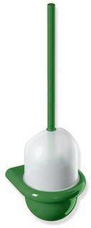 Productafbeelding Hewi WC borstelset SERIE 477 boven doorzichtige borstelbeker kan groen