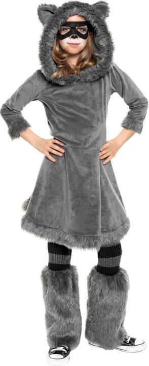 Produktbild Maskworld Waschbär Kostüm für Kinder - für Fasching Karneval (104, 98)