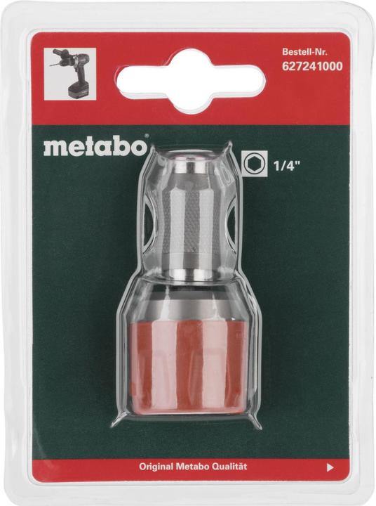 Actual product image Metabo Quick-change bit holder (1/4")
