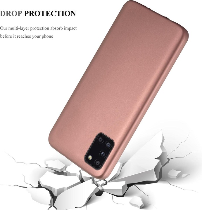 Produktbild Cadorabo TPU Matt Metallic Cover (Samsung Galaxy A31)