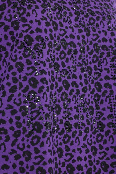 Produktbild Miamoda Longshirt, Leomuster, Glitzer-Statement, 3/4-Ärmel (44)