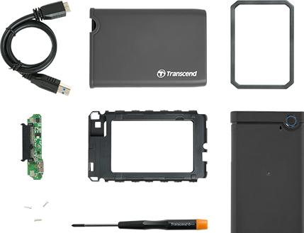Image du produit Transcend SSD/HDD CASE 2.5" USB/TS0GSJ25CK3 (2.5")