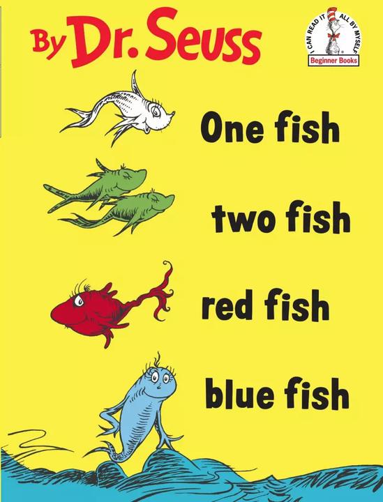 Produktbild One Fish Two Fish Red Fish Blue Fish (Englisch, Dr. Seuss, 1960)