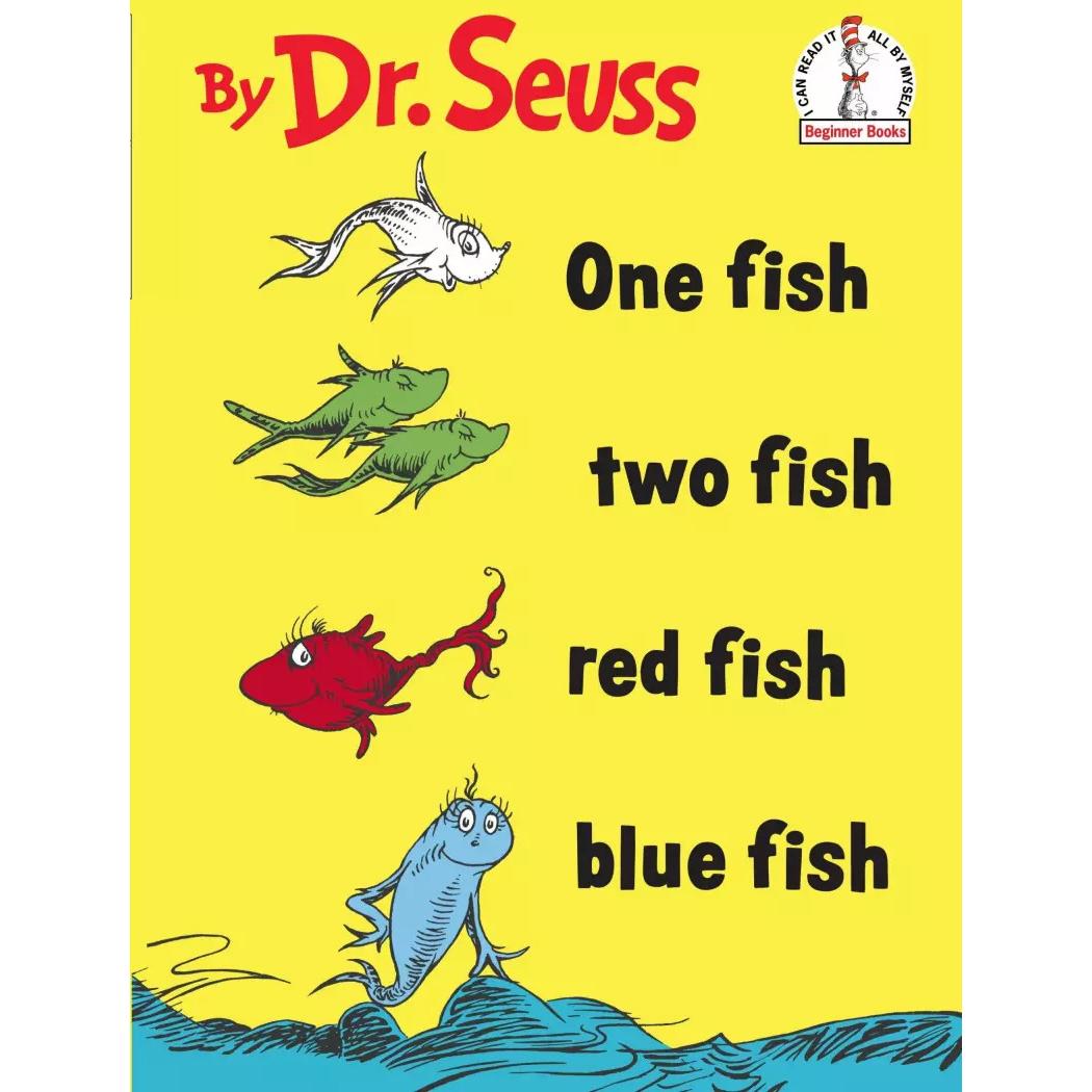 One Fish Two Fish Red Fish Blue Fish, Kinderbücher von Dr. Seuss