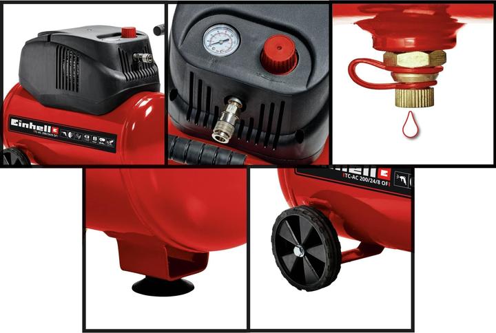 Immagine prodotto Einhell TC-AC 200/24/8 DI (8 bar, 24 l)