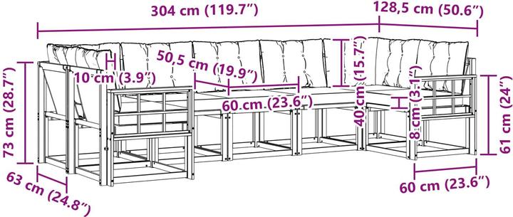 Produktbild vidaXL Sofa Set