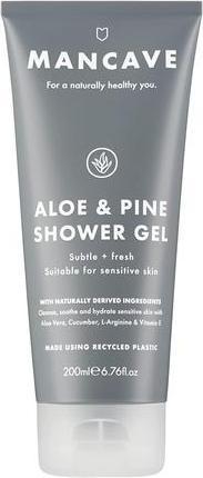 Image du produit ManCave Aloe and Pine Shower Gel 200ml for Men Suitable for Sensitive Skin Sulphate Free Vegan Frien (200 ml)