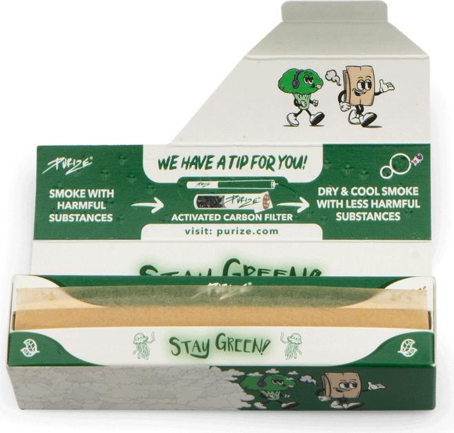 Produktbild Purize KingSize Slim "420 Papers" (Box 8 Stk.)