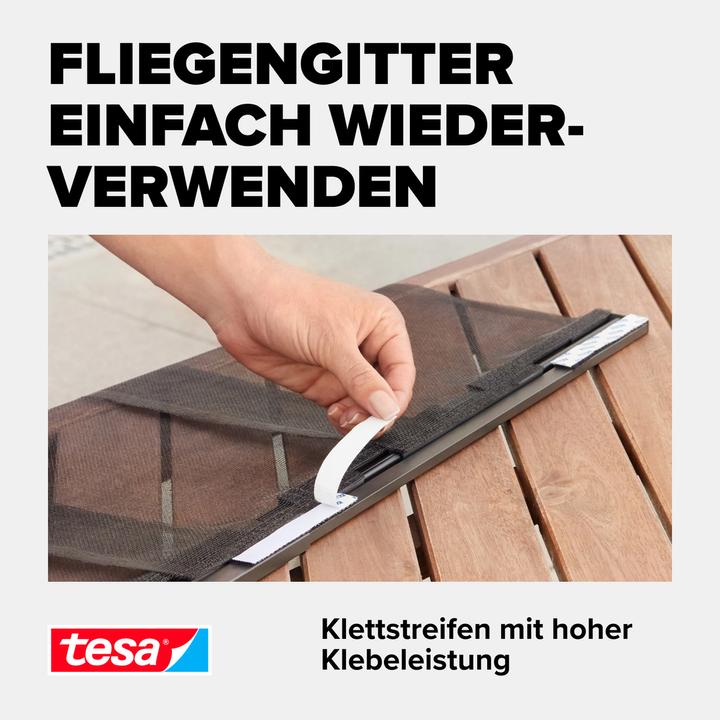 Actual product image tesa Insect screen COMFORT, Velcro replacement roll, without drilling