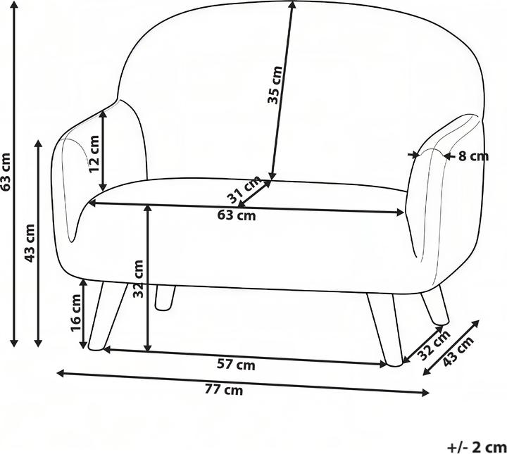 Produktbild Beliani Ottal (Kindersofa)