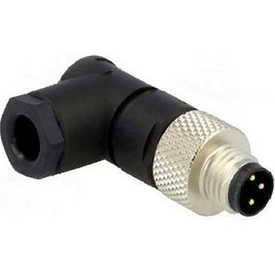 Rs Pro M8 Steckverbinder Stecker zur Kabelmontage, 3-polig 3.0A, Schraubanschluss IP67, Elektronikkabel + Stecker
