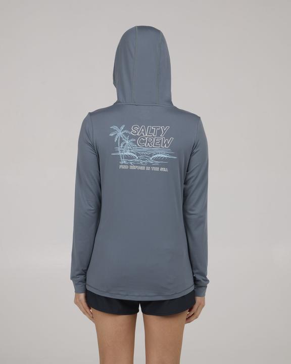 Actual product image Salty Crew A Frame Hooded Sun Shirt (S)