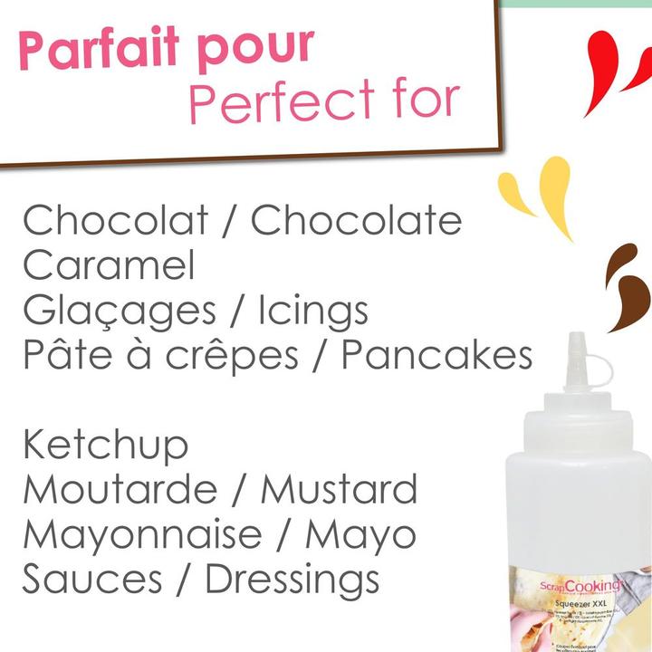 Produktbild ScrapCooking Squeezer XXL 1L (Spritzbeutel, 1000 ml)