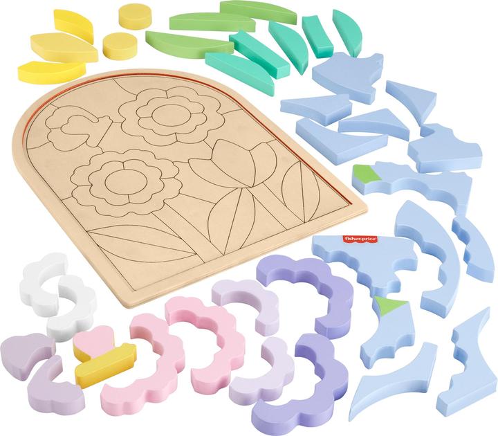 Produktbild Fisher-Price Blumengarten Holz-Puzzle (38 Teile)