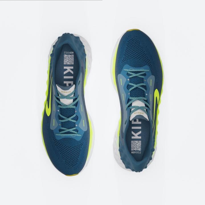 Actual product image Kiprun KS900.2 Men's Running Shoes - Blue/Yellow (44)