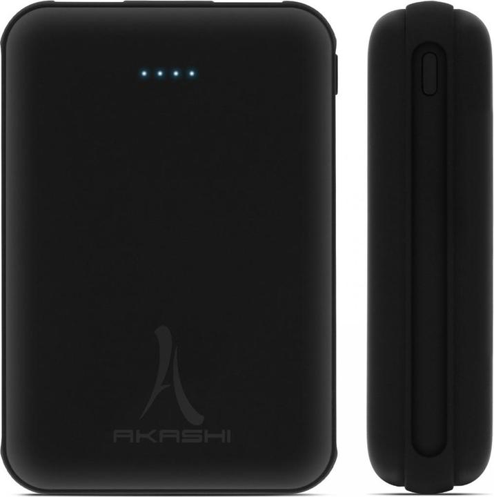 Produktbild Akashi ALTPB10COMPBL 2x USB-Ports + Micro-USB Anschluss (10000 mAh, 37 Wh)