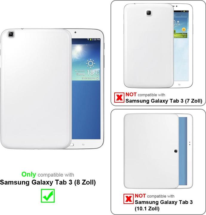 Produktbild Cadorabo Handykette für Samsung Galaxy Tab 3 (8 Zoll) Necklace Hülle mit verstellbarem Kordelband
