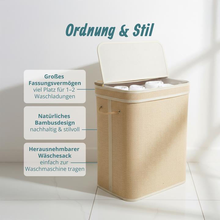 Actual product image Relaxdays Laundry bin
