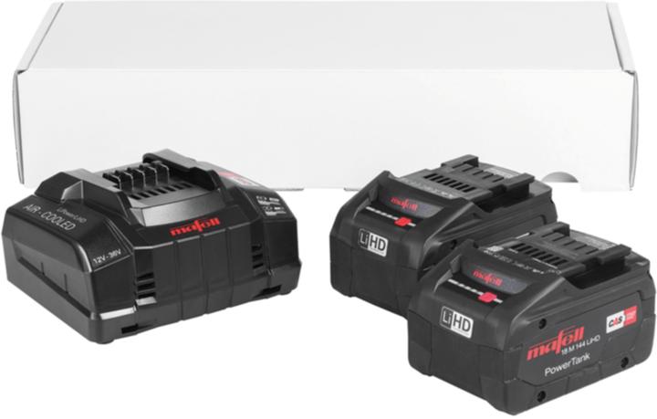 Produktbild Mafell Power Set 3 209598 2x Akku 18 M 144 LiDH + Ladegerät APS M+ für Säge (18 V)