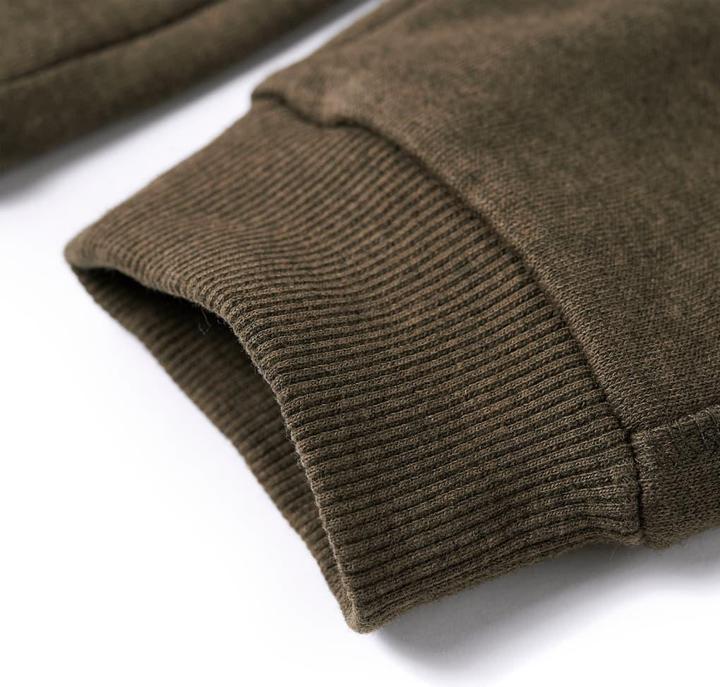 Produktbild vidaXL Kinder-Trainingshose Khaki Melange 104,Material: 80 (104)