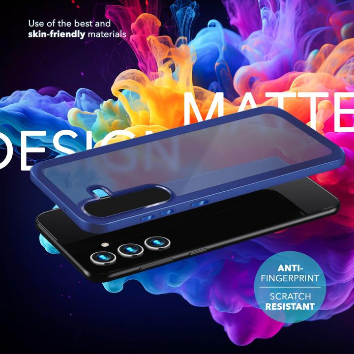 Actual product image Nalia Semi-transparent hybrid cover with protective frame (Samsung Galaxy S24)