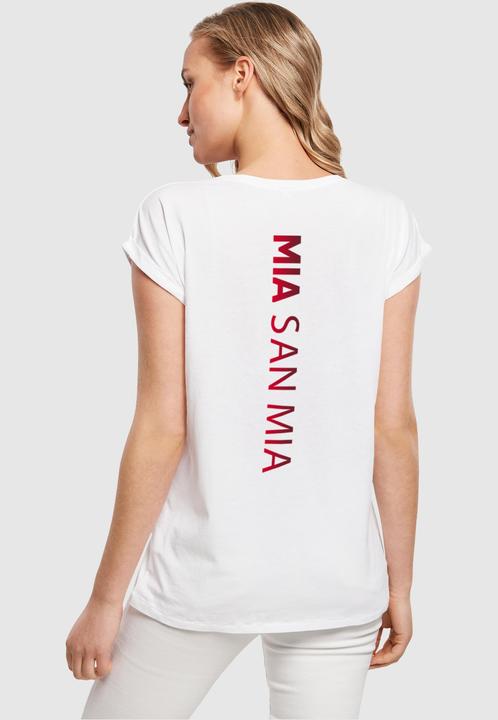 Produktbild FC Bayern München Ladies Mia San Mia V GR Extended Shoulder Tee - 115543 (L)