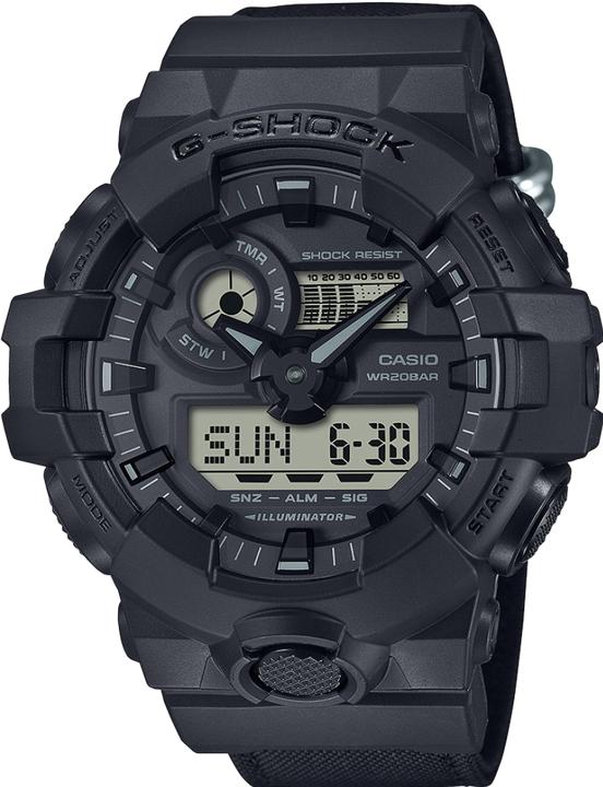 Actual product image G-Shock GA-700BCE-1AER (Sports watch, Analogue wristwatch, Digital watch, Chronograph, 53 mm)