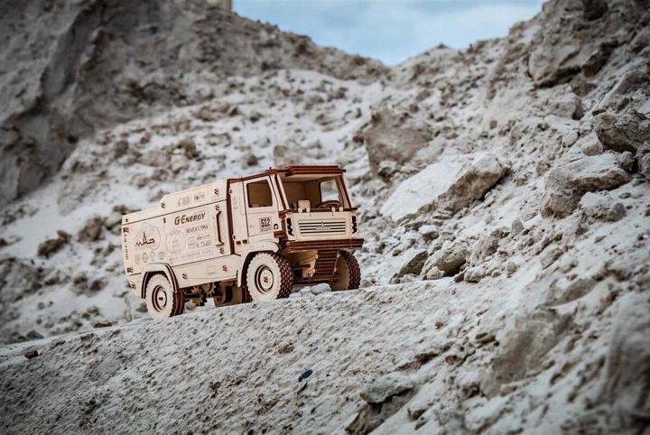 Actual product image Eco Wood Art Rally Truck MAZ 5309RR - 3D wooden kit
