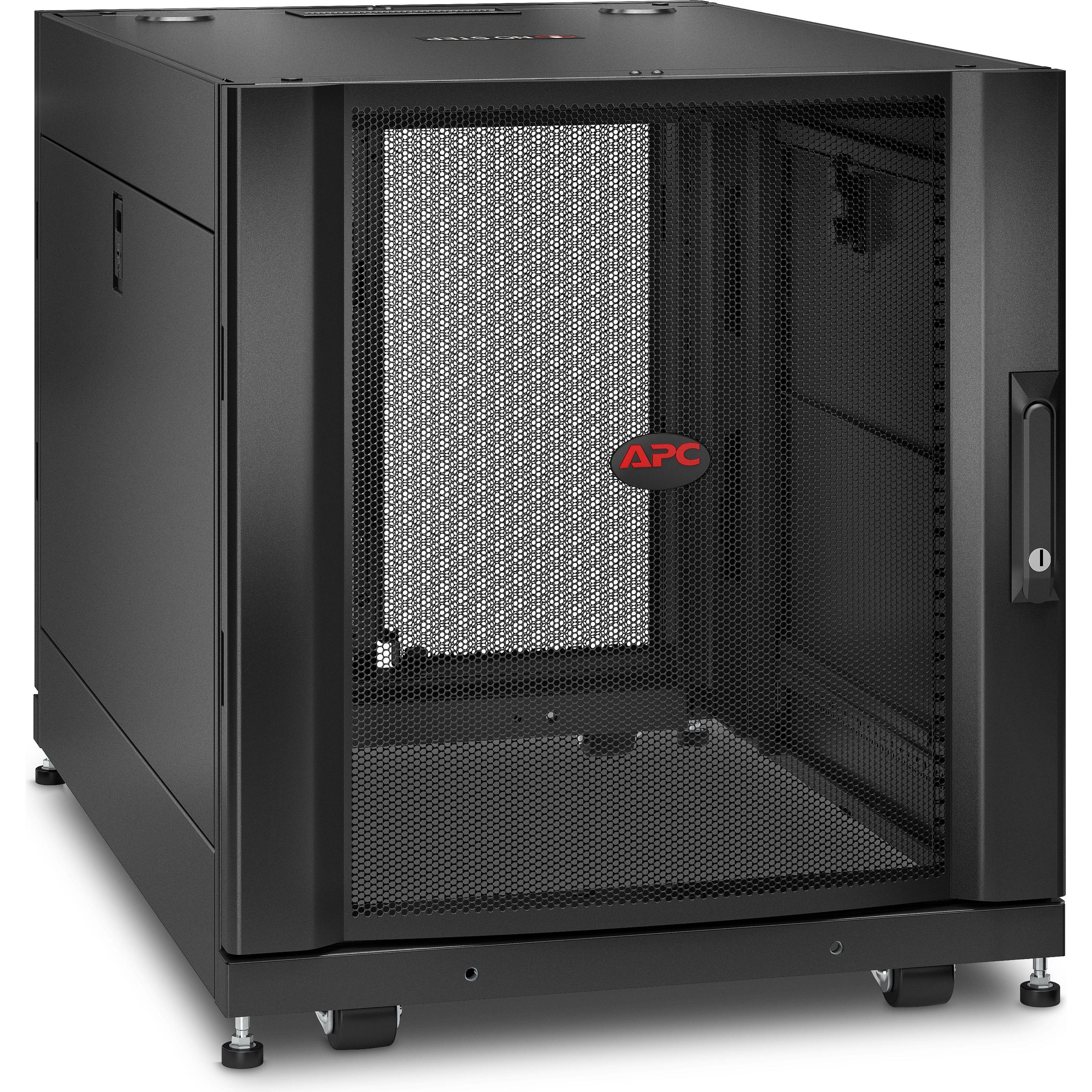 APC Netshelter SX (10.87 HE, 19 Zoll Rack), Serverschrank, Schwarz