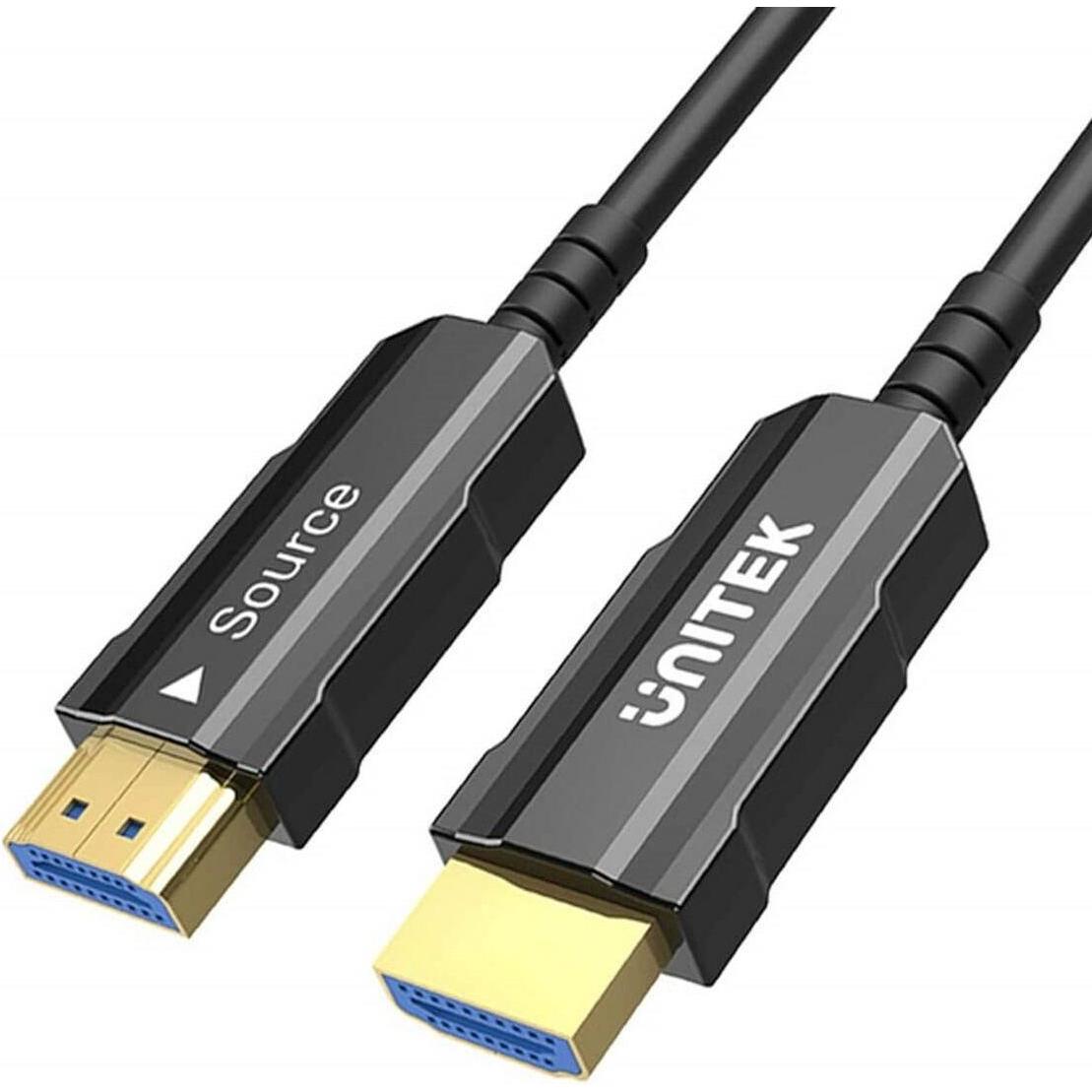 Unitek KABEL OPTYCZNY HDMI 2.0 AOC 4K 60HZ 12M (12 m), Cavo video
