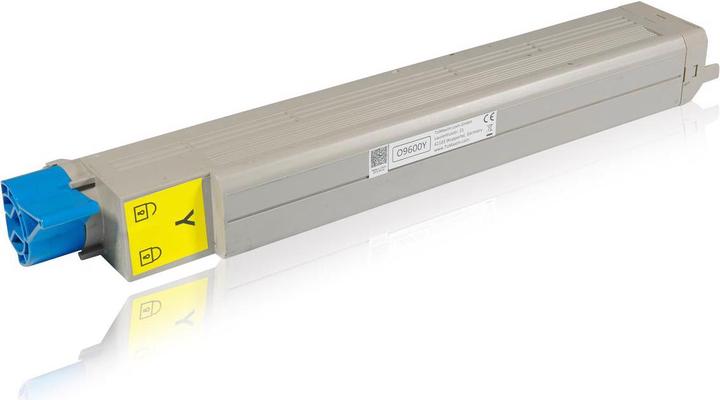 Image du produit Inkadoo Toner compatible avec OKI 42918913 / C9650 toner, jaune jaune (Y)