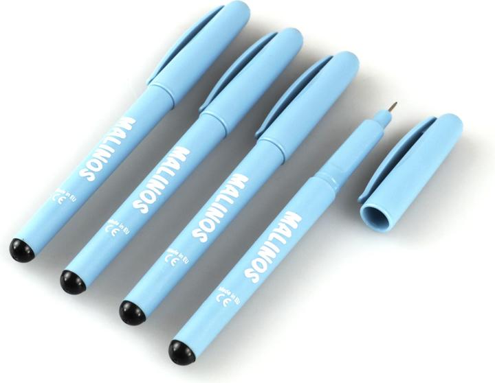 Actual product image Malinos Graphic Liner Fineliner Fine Black 4 piece(s) (Black, 4 x)