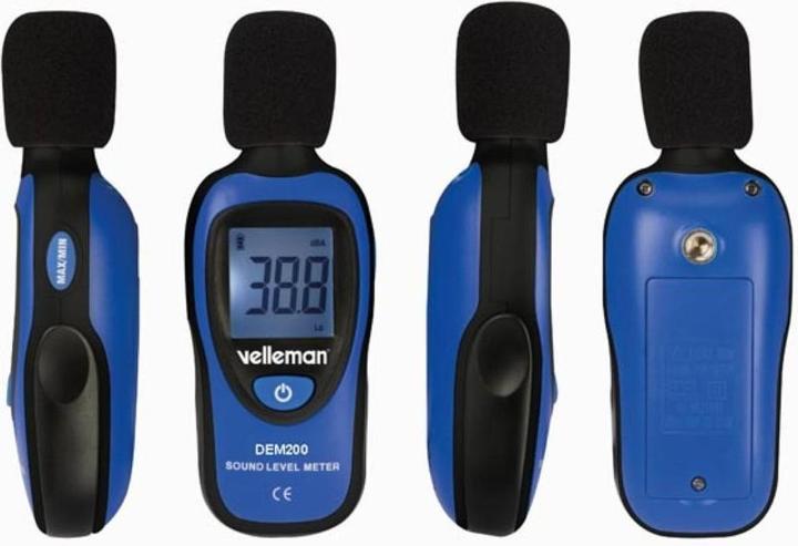 Actual product image Velleman Digital mini-sonic level meter