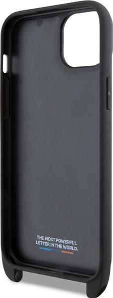 Immagine prodotto BMW BMHCP15S23PSVTK Custodia rigida per iPhone 15 / 14 / 13 czarny/nero M Edition Carbon Tricolor Lines (Apple iPhone 13, Apple iPhone 14, Apple iPhone 15)