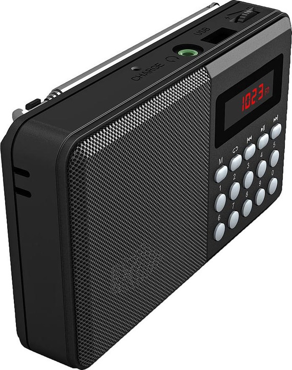 Produktbild Auvisio FM-Taschenradio mit MP3-Player (FM, Bluetooth)