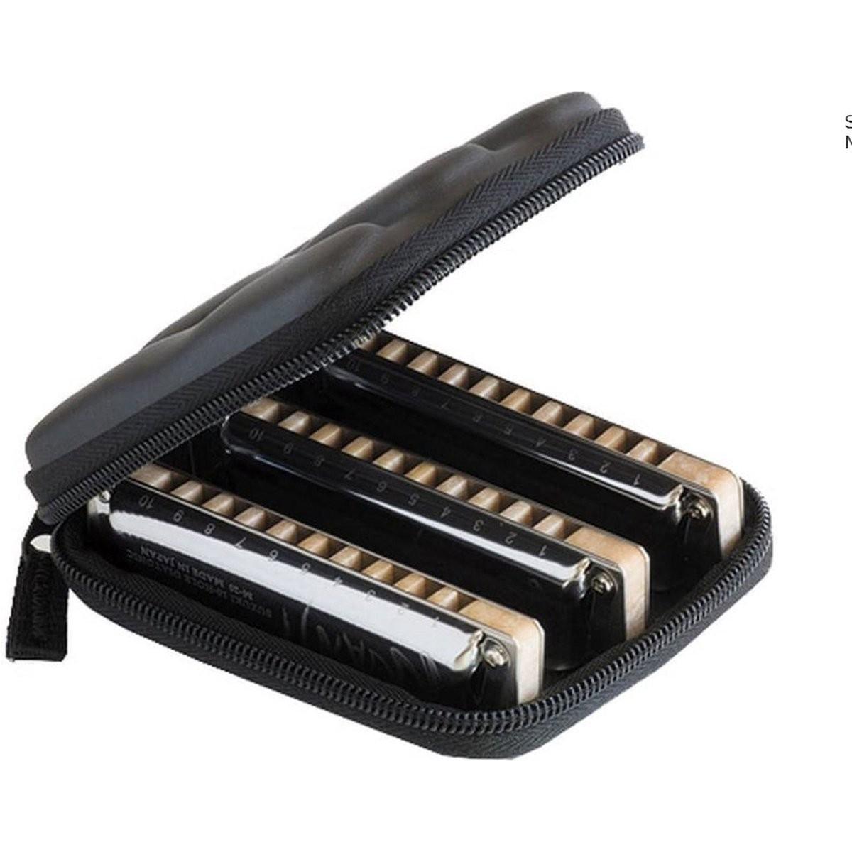 Suzuki Manji M-20 Standard Harmonica - 3 pcs set - Key: C G A (Armonica, Diatonica, C maggiore), Strumento a fiato