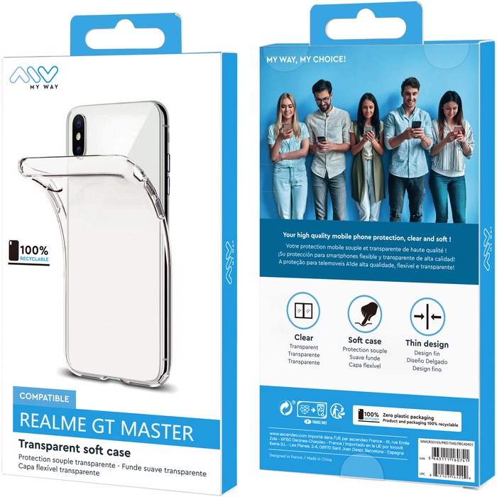 Actual product image My Way Myway Coque Souple Transparente Realme Gt Master (Realme GT Master)