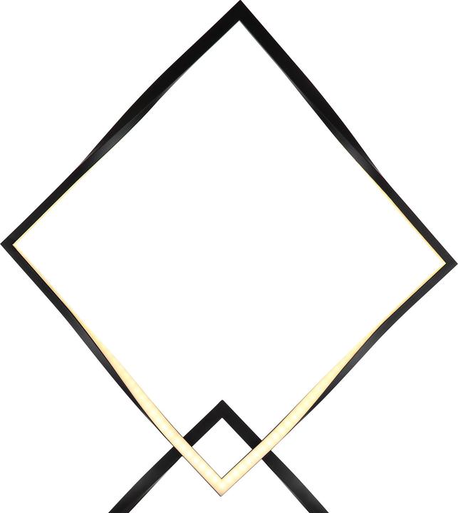 Actual product image Globo Floor Lamp Metal Black, 1xled (1100 lm)