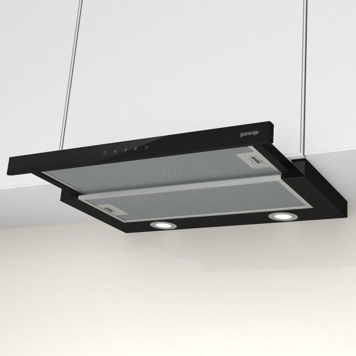 Produktbild Gorenje TH64E4BG Dunstabzugshaube Halb eingebaut (Pullout) ³/h C (Flachschirmhaube)
