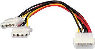 Produktbild Delock Y-Stromkabel für 5.25 Geräte (10 cm, 4 pin Molex)