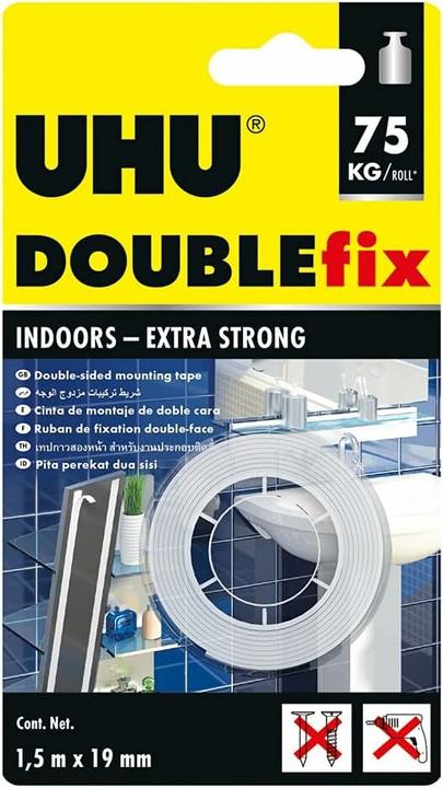 Actual product image UHU Double sided adhesive tape (19 mm)